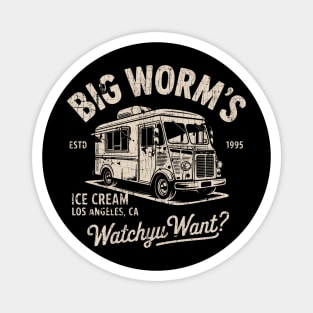 Big Worm's Ice Cream Truck Magnet